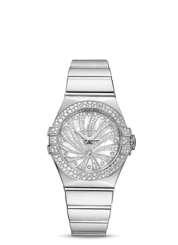 Omega Constellation Co-Axial 31 White Gold / Snow / Diamond Supernova